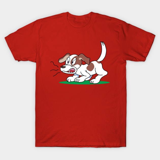 Dog pose angry T-Shirt by cepatu